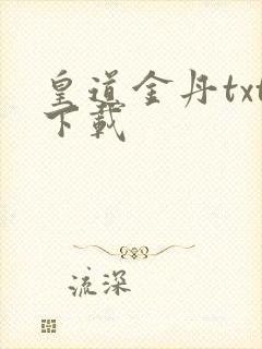 皇道金丹txt下载