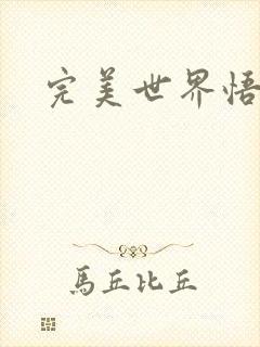 完美世界悟性石