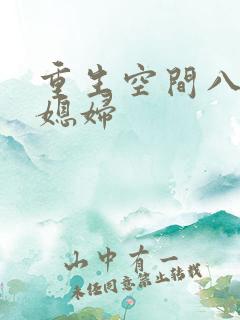 重生空间八零小媳妇