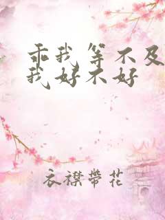 乖我等不及了给我好不好