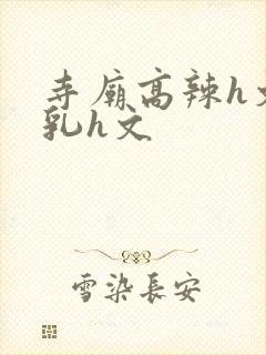 寺庙高辣h文乱乳h文