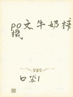 po文牛奶榨汁机