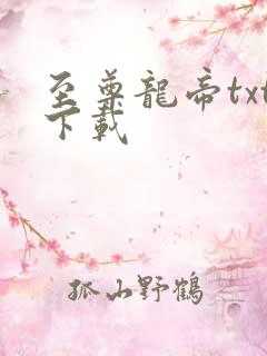 至尊龙帝txt下载