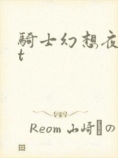 骑士幻想夜txt