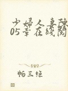 少妇人妻陈艳105章在线阅读