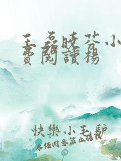 王磊晓芬小说免费阅读杨