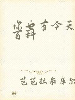 你也有今天百度百科