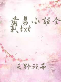 黄易小说全集下载txt