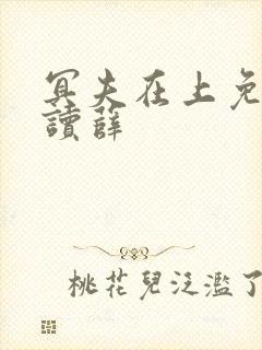 冥夫在上免费阅读薛