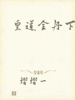 皇道金丹下载