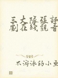 三大队张译电视剧在线观看免费