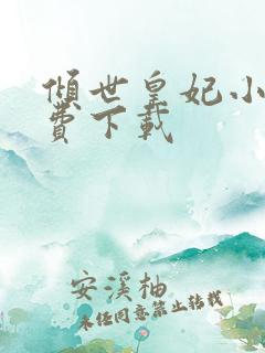 倾世皇妃小说免费下载