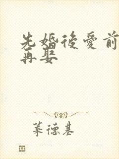 先婚后爱前妻难再娶