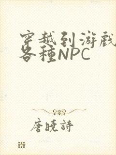 穿越到游戏里和各种NPC