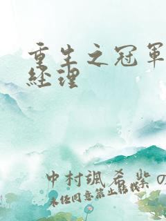 重生之冠军篮球经理