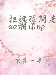 把腿张开老子cao烂你np