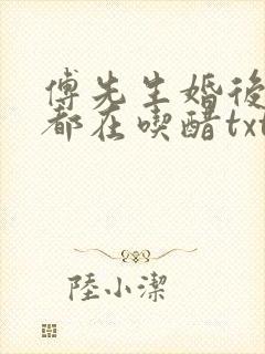 傅先生婚后每天都在吃醋txt