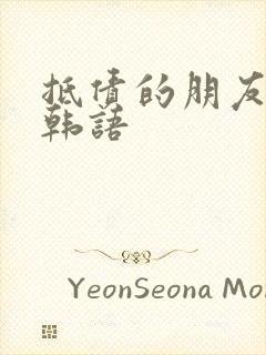 抵债的朋友麦子韩语