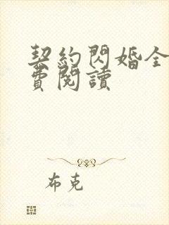 契约闪婚全文免费阅读