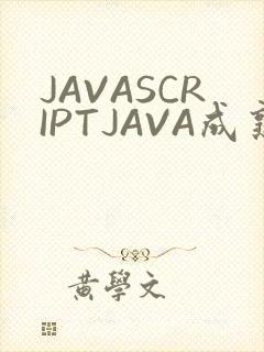 JAVASCRIPTJAVA成熟亲子