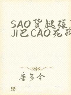 SAO货腿张开JI巴CAO死我