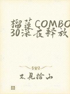 榴莲COMBO30深夜释放自己