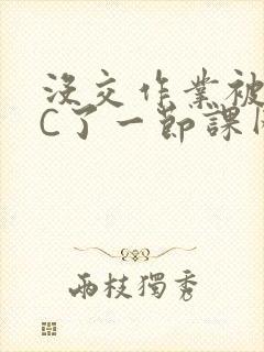 没交作业被老师C了一节课网站