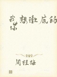 我想彻底的进入你