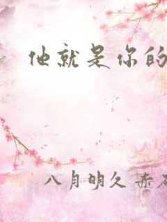 他就是你的新郎