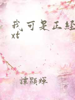 我可是正经人txt