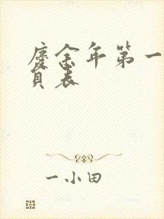 庆余年第一季演员表