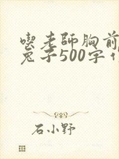 吃老师胸前的小兔子500字作文