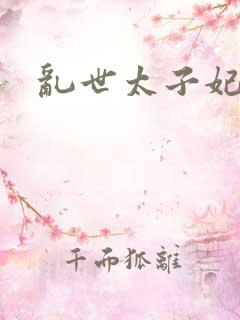 乱世太子妃