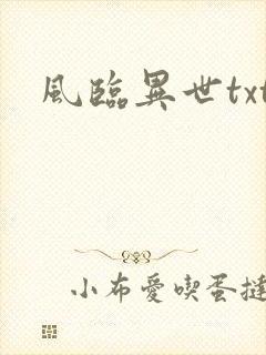 风临异世txt