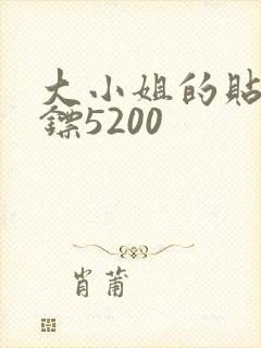 大小姐的贴身保镖5200