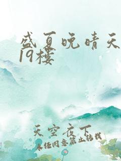 盛夏晚晴天小说19楼