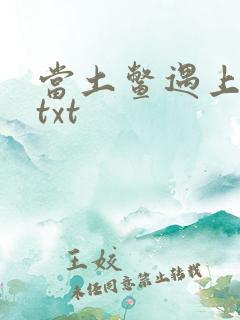 当土鳖遇上海龟txt