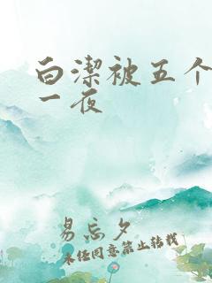白洁被五个人玩一夜