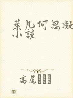 叶凡何思凝七月小说