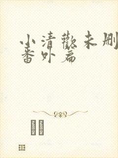 小清欢未删减版番外篇