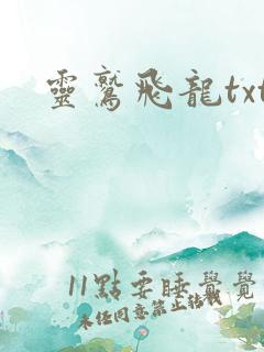 灵鹫飞龙txt