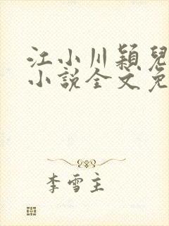 江小川颖儿穿越小说全文免费阅读