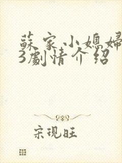 苏家小媳妇1v3剧情介绍