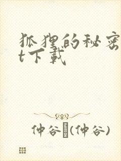 狐狸的秘密txt下载