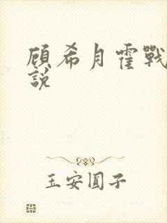 顾希月霍战霆小说