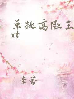 单挑高傲王子txt