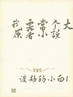 我要当个大坏蛋原著小说