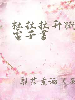 杜拉拉升职记 电子书