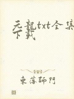 元龙txt全集下载