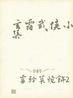 玄霜武侠小说全集